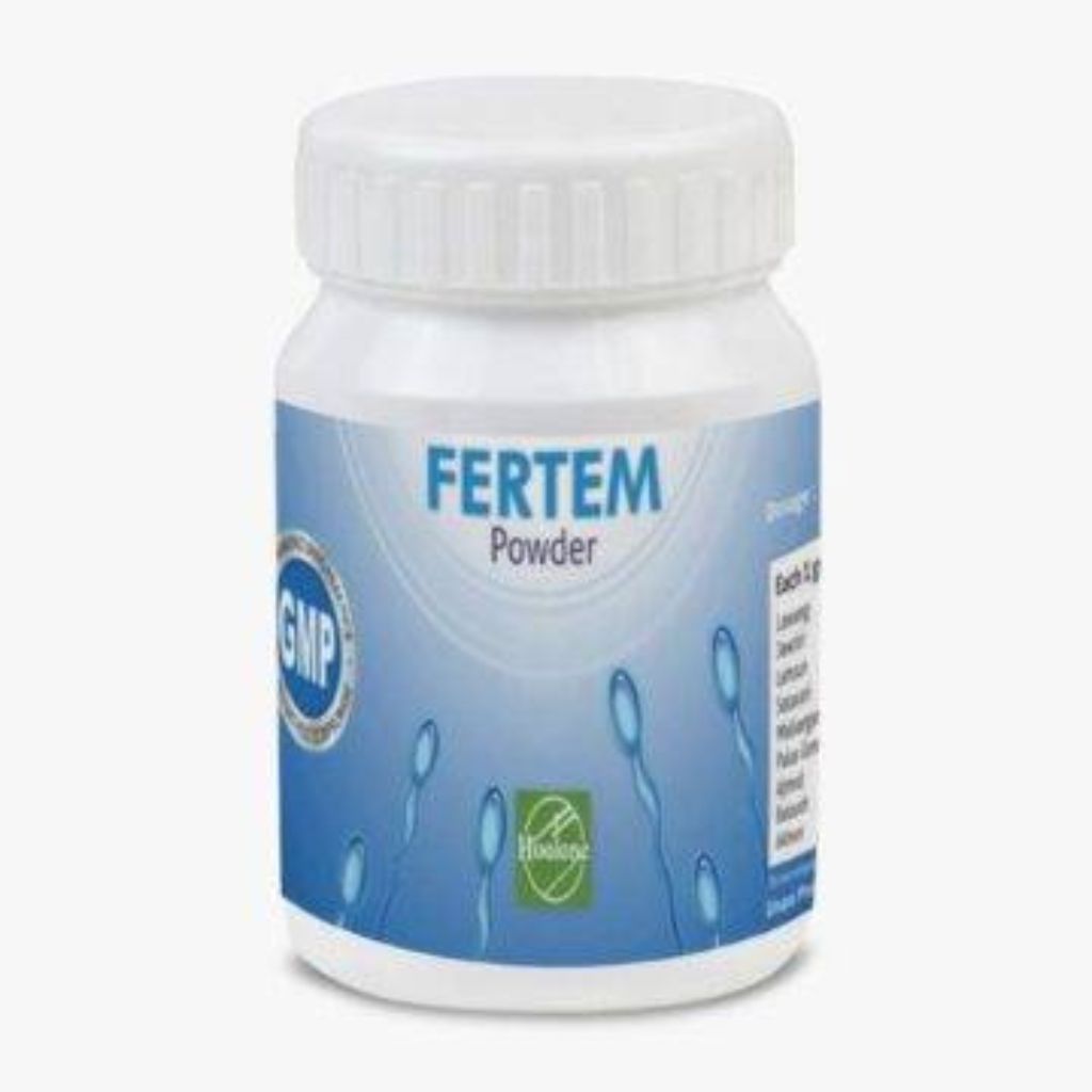 fertem: natural support for male reproductive health FERTEM natural supplement for male reproductive health, featuring a bottle with herbal ingredients.